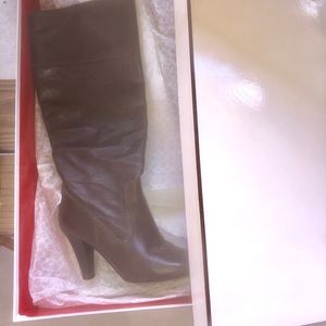 Coach slouchy knee boots